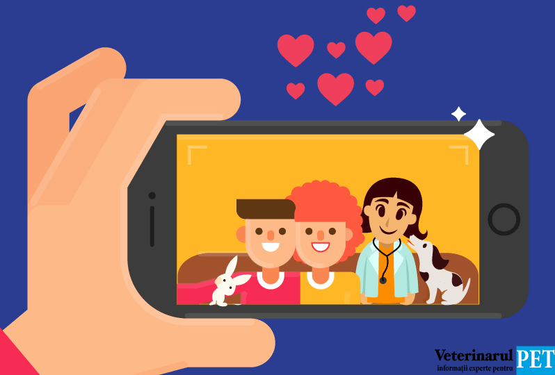 selfie veterinar